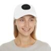 Casual Dad Hat with Leather Patch, Focus Cap, Cool Dad Hat, Men's Fashion Accessory, Gift for Him, Relaxed Style
